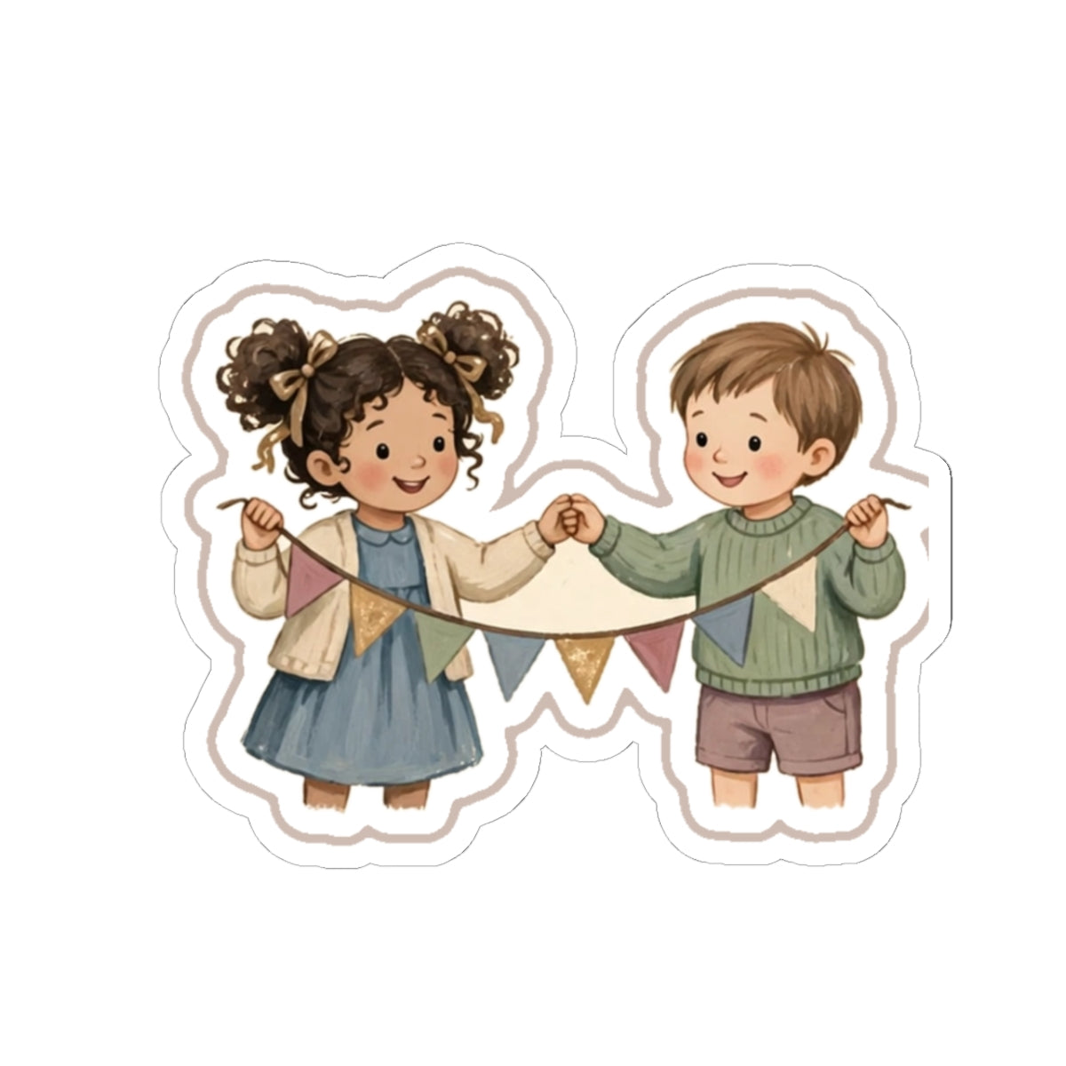 Welcome Banner Kiss-Cut Sticker