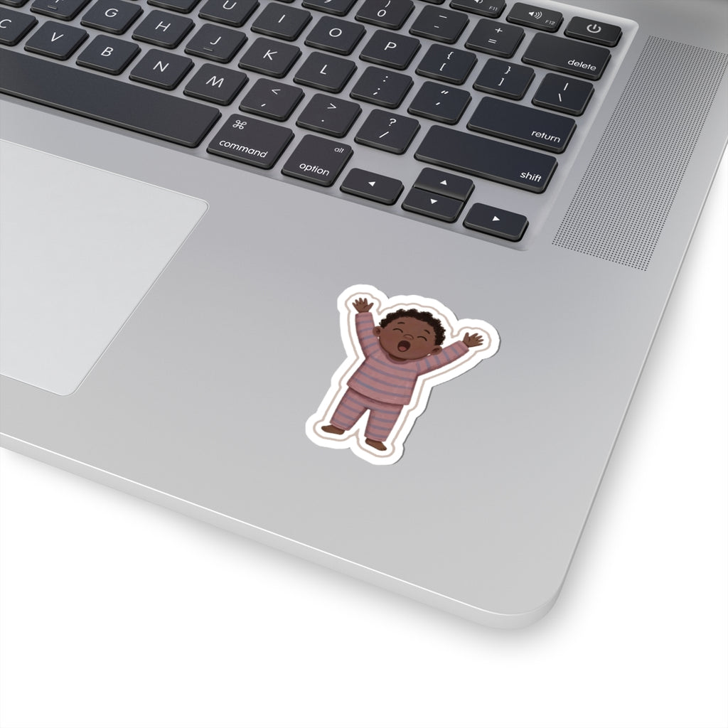 Morning Stretch Kiss-Cut Sticker