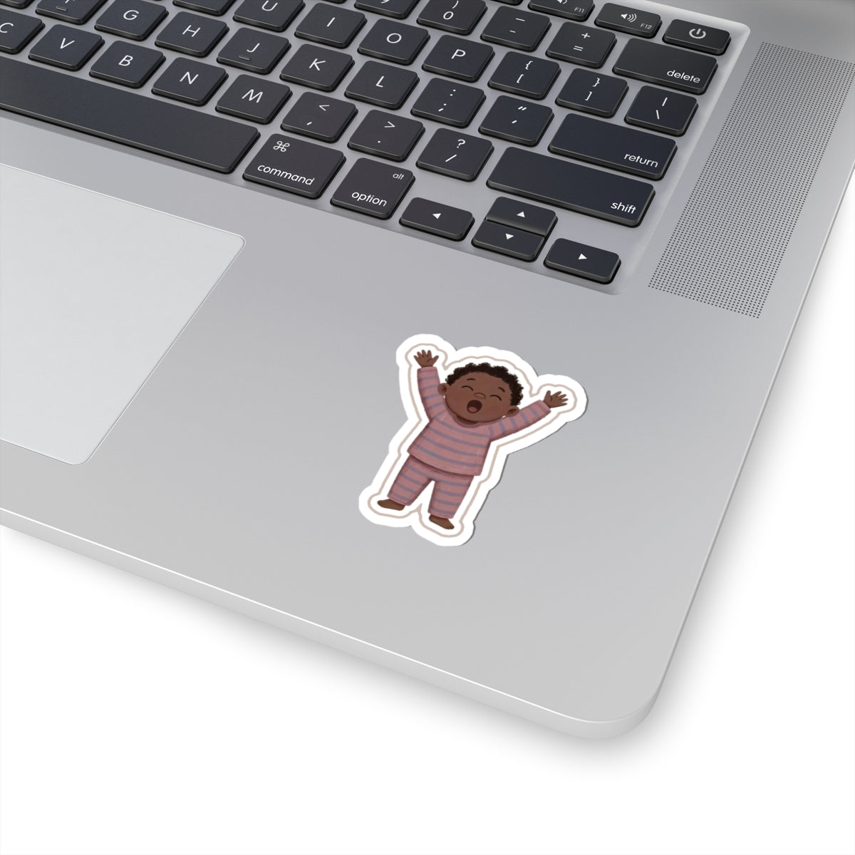 Morning Stretch Kiss-Cut Sticker