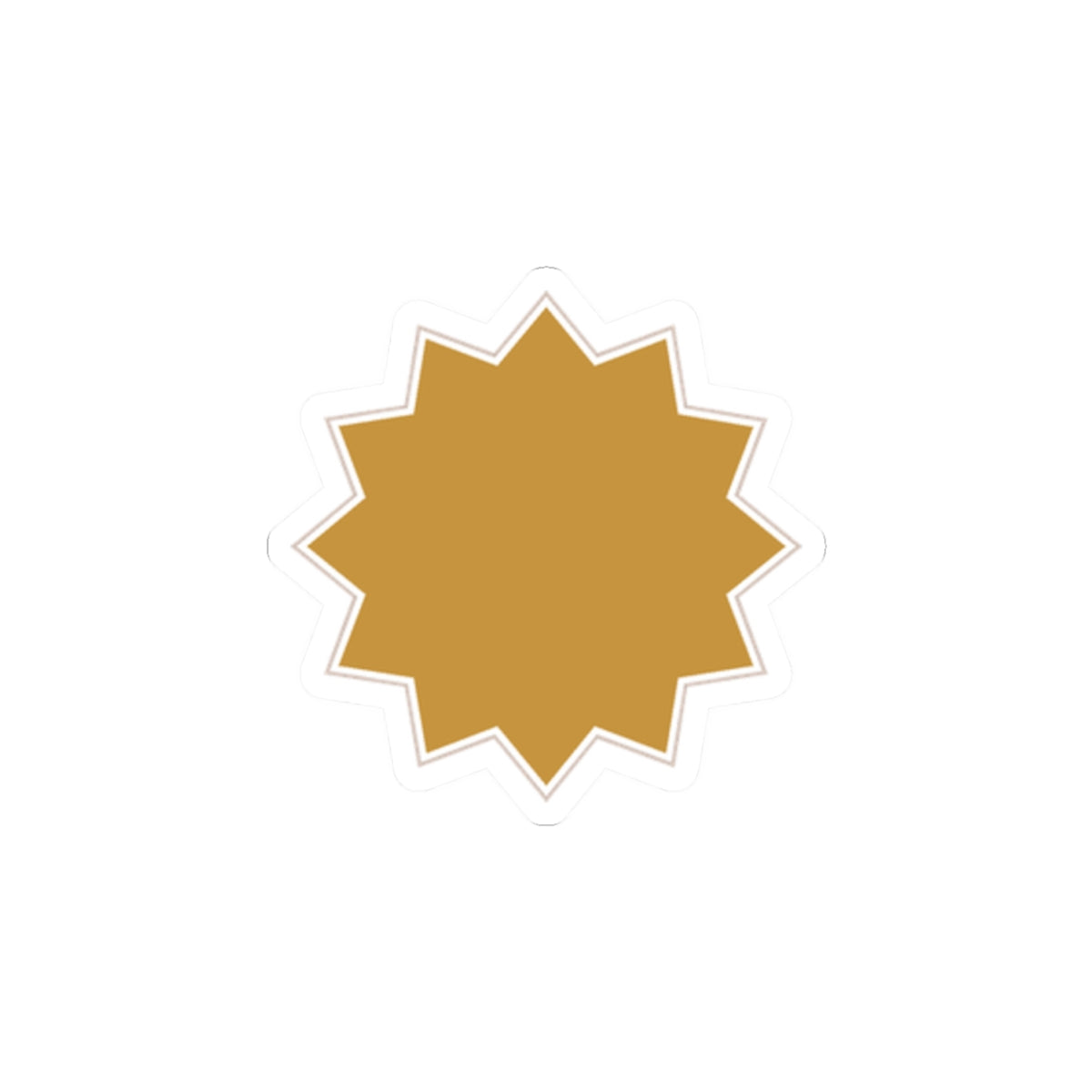 Sun Star Kiss-Cut Sticker