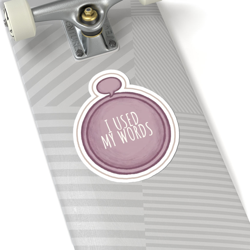 Words Kiss-Cut Sticker