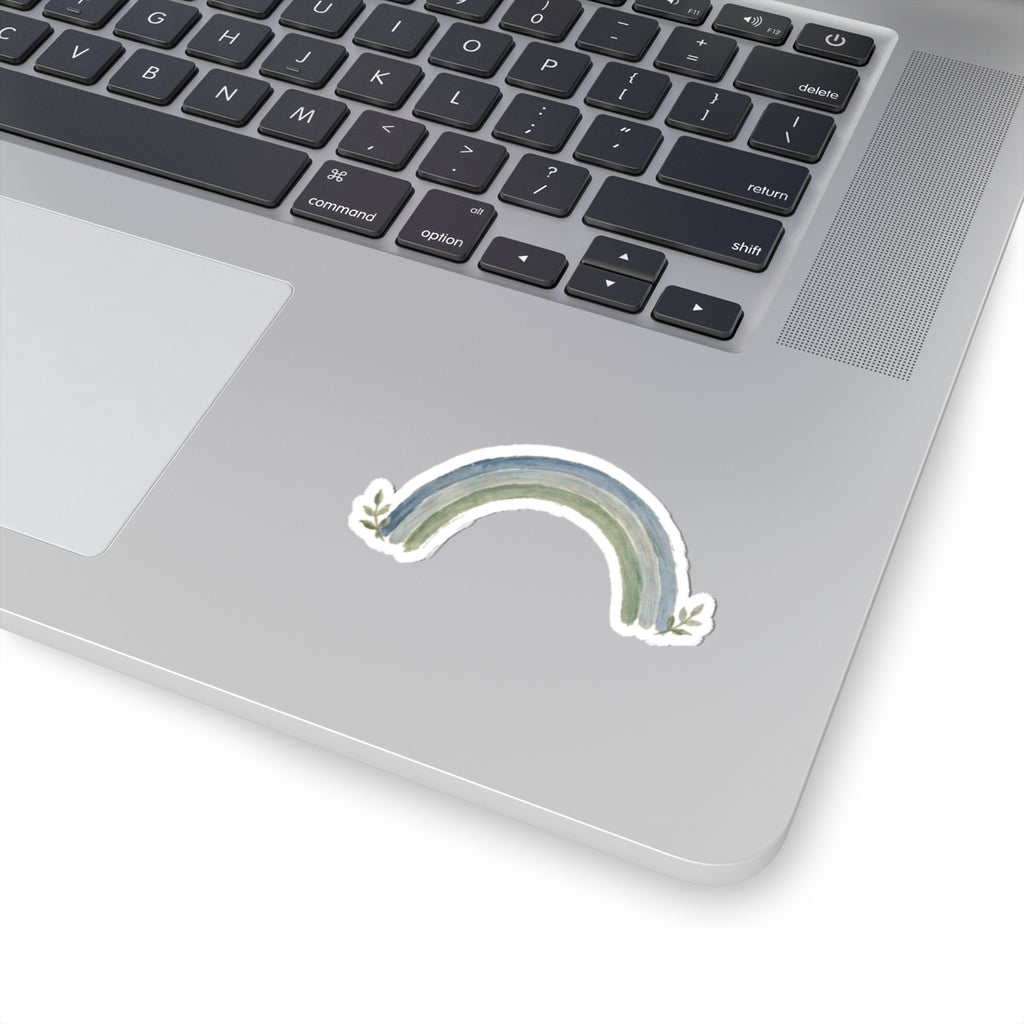 Quiet Rainbow Kiss-Cut Sticker