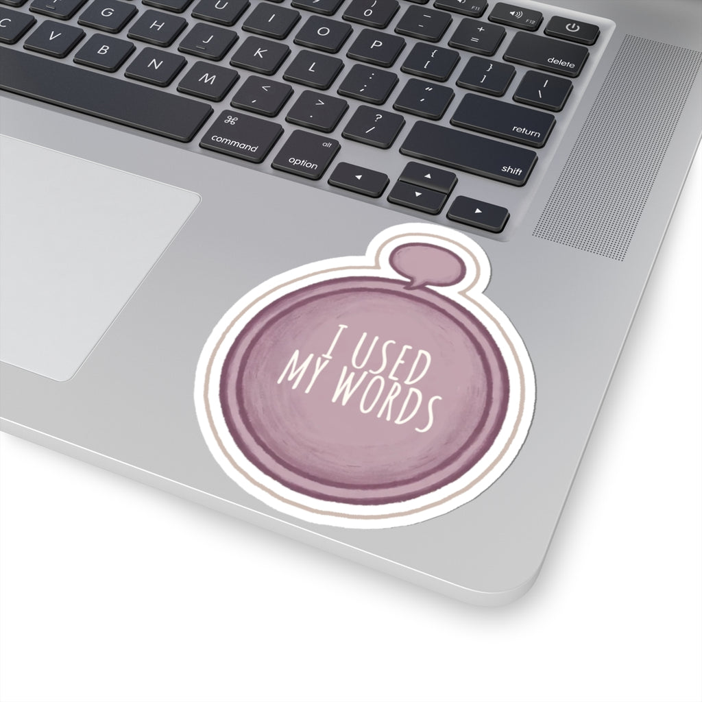 Words Kiss-Cut Sticker