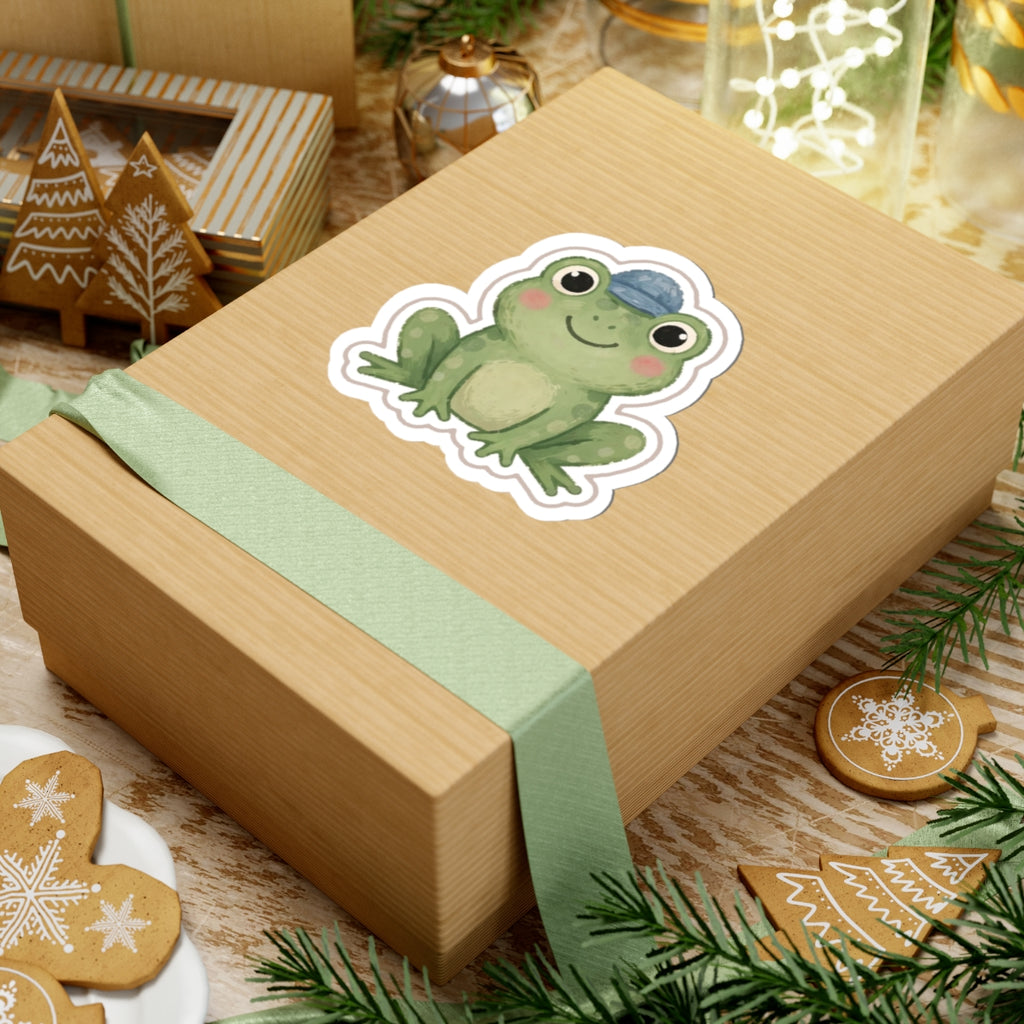 Frog Kiss-Cut Sticker
