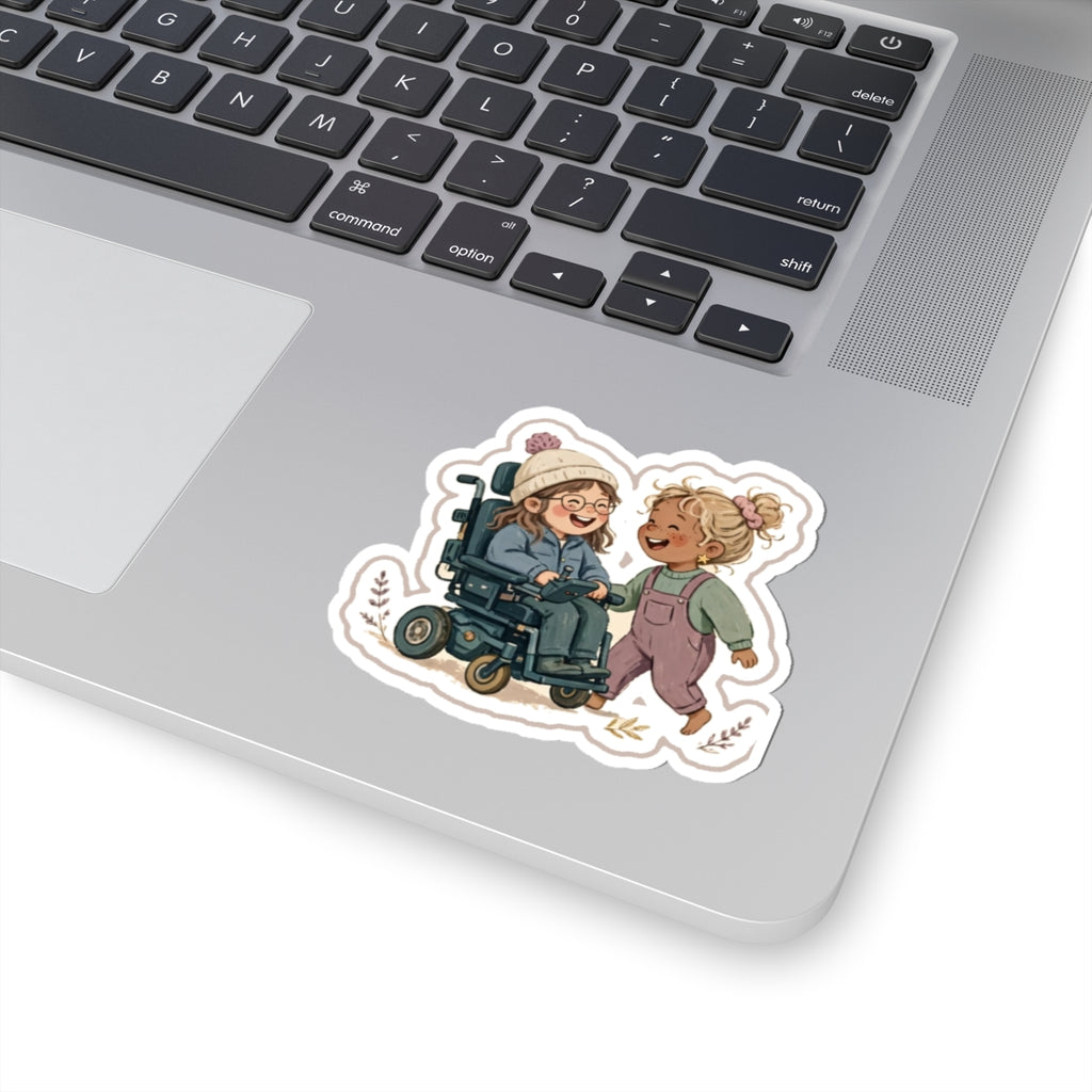 Power Chair Kiss-Cut Sticker