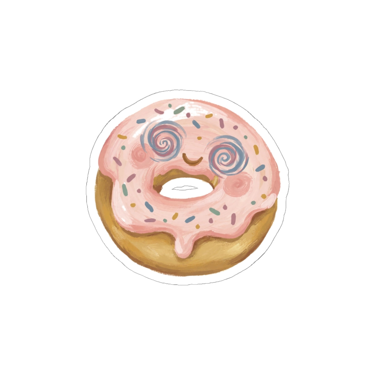 Donut Kiss-Cut Sticker