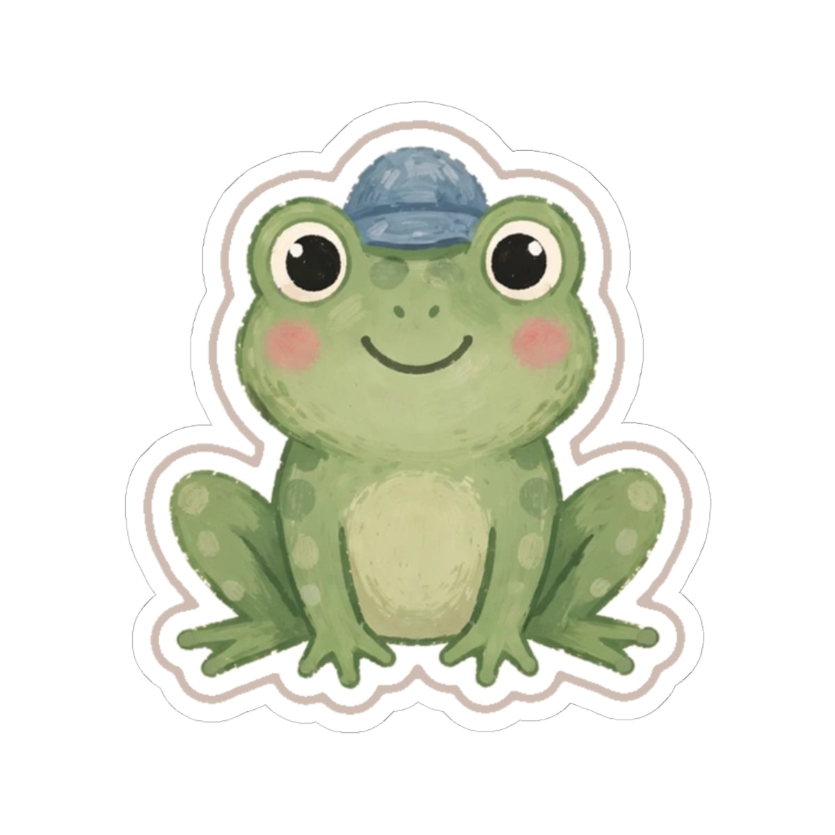 Frog Kiss-Cut Sticker
