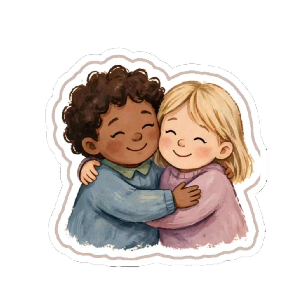 Hug Kiss-Cut Sticker