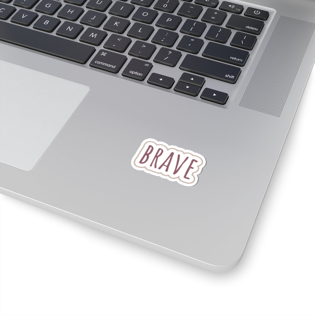 Brave Word Kiss-Cut Sticker