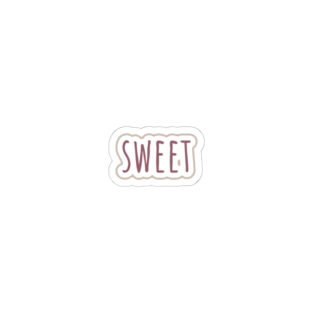 Sweet Word Kiss-Cut Sticker