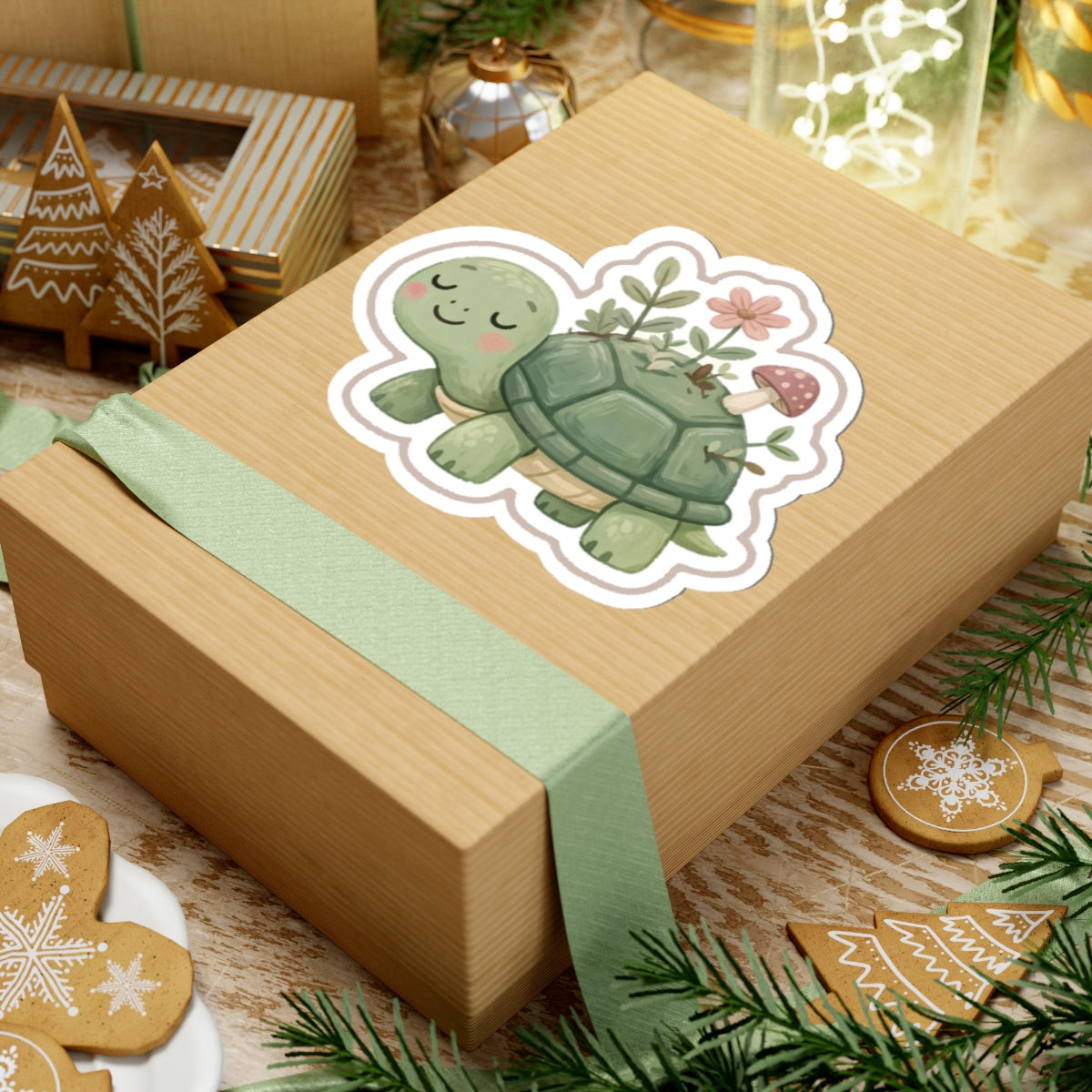 Turtle Kiss-Cut Sticker