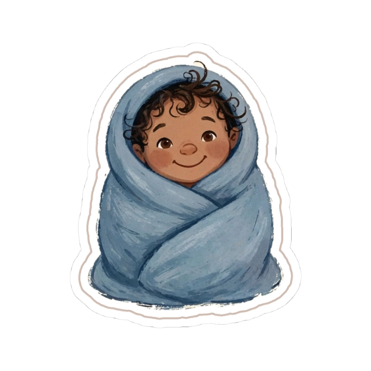 Blanket Burrito Kiss-Cut Sticker