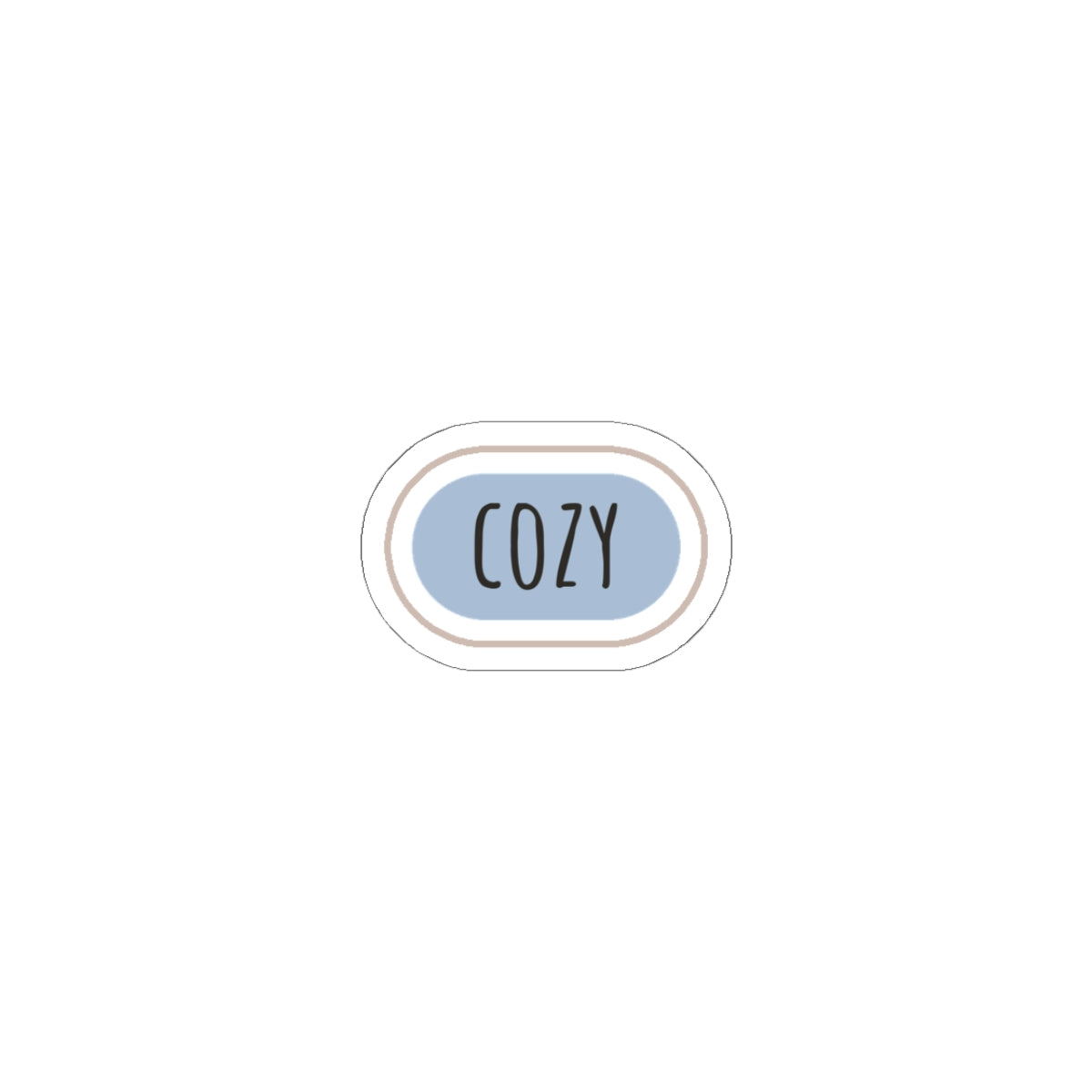 Cozy Capsule Kiss-Cut Sticker