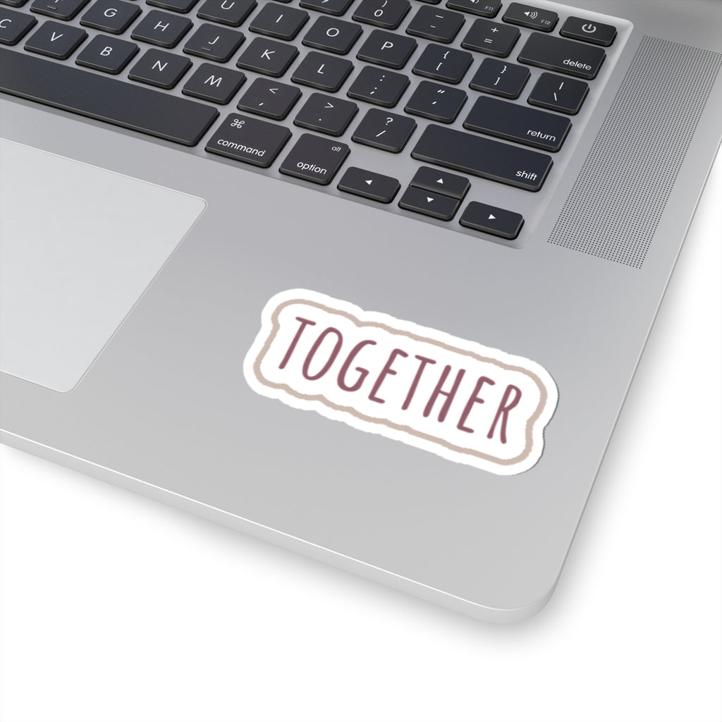 Together Word Kiss-Cut Sticker
