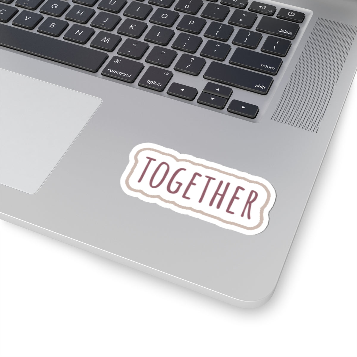 Together Word Kiss-Cut Sticker