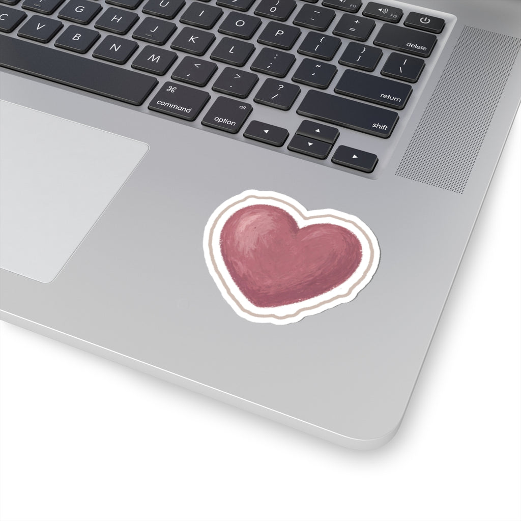 Heart Kiss-Cut Sticker
