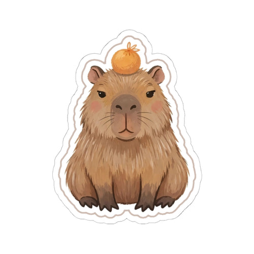 Capybara Kiss-Cut Sticker