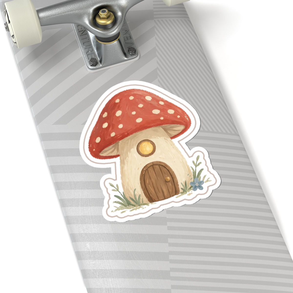 Mushroom Cottage Kiss-Cut Sticker