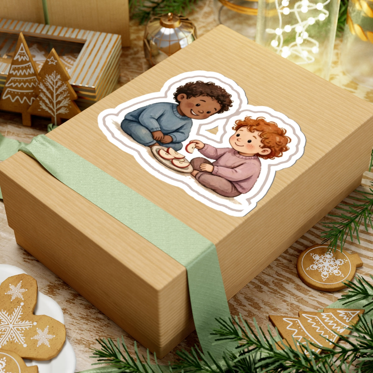 Share Snack Kiss-Cut Sticker