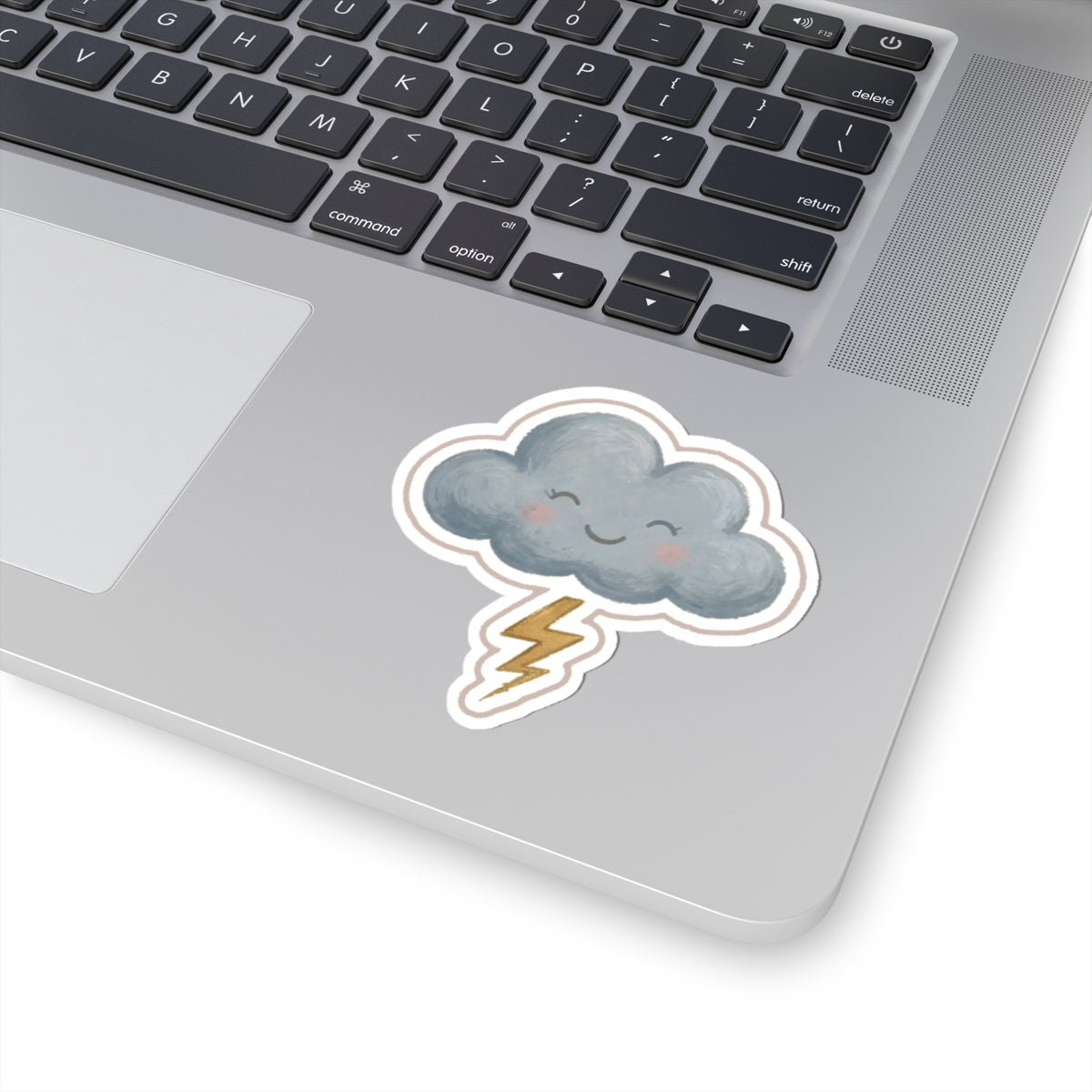 Lightning Cloud Kiss-Cut Sticker