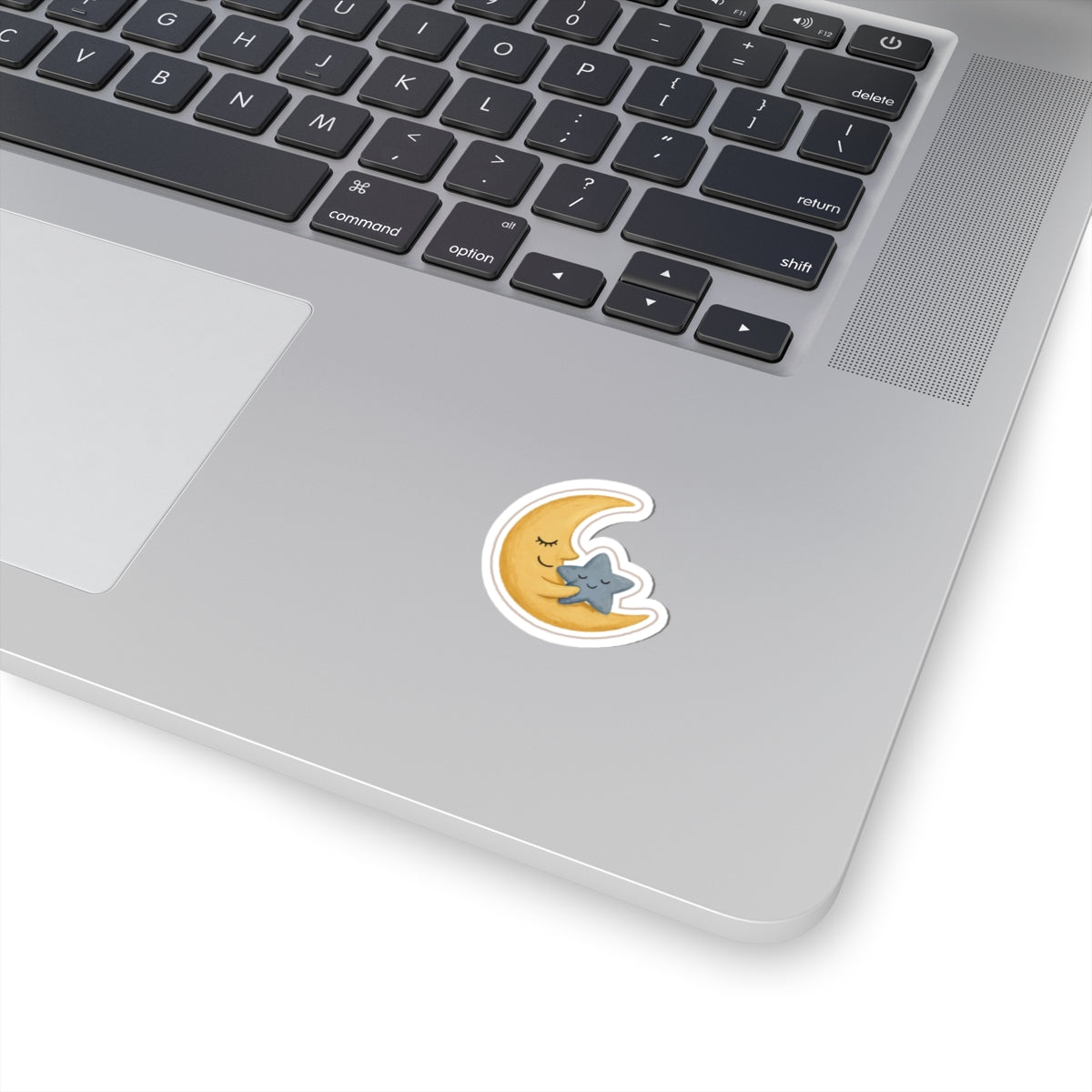 Sleepy Moon Kiss-Cut Sticker
