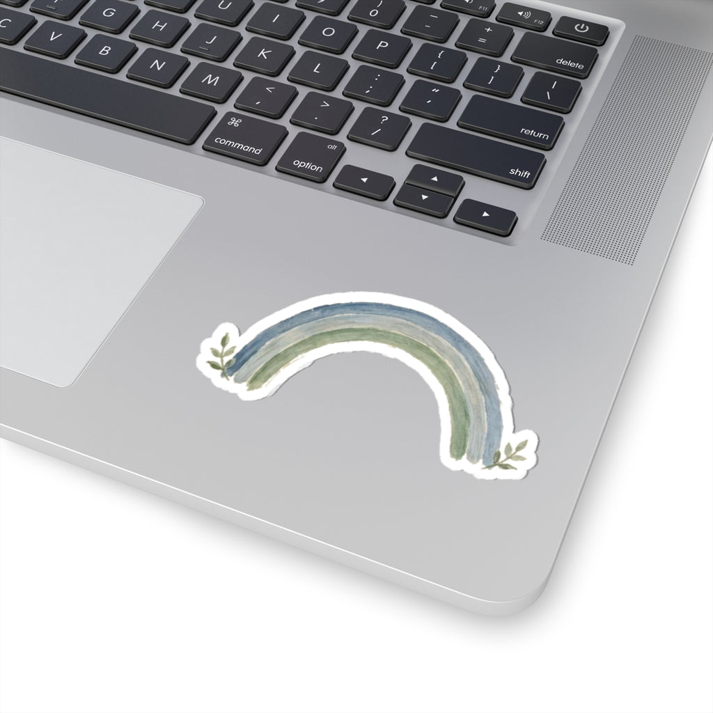 Quiet Rainbow Kiss-Cut Sticker