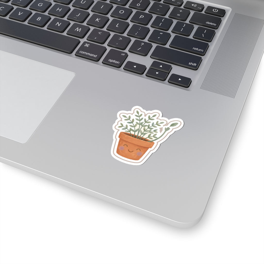 Plant Wave Kiss-Cut Sticker