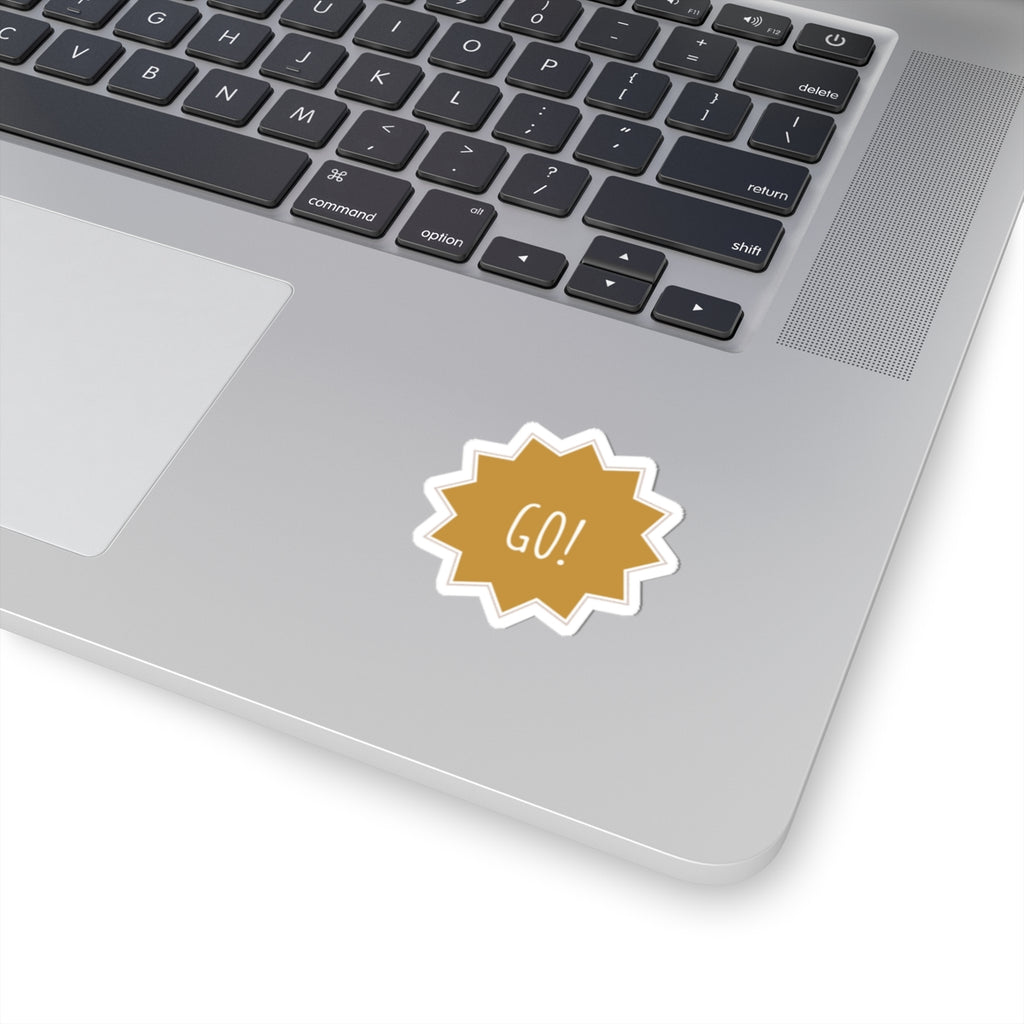 Go Star Kiss-Cut Sticker