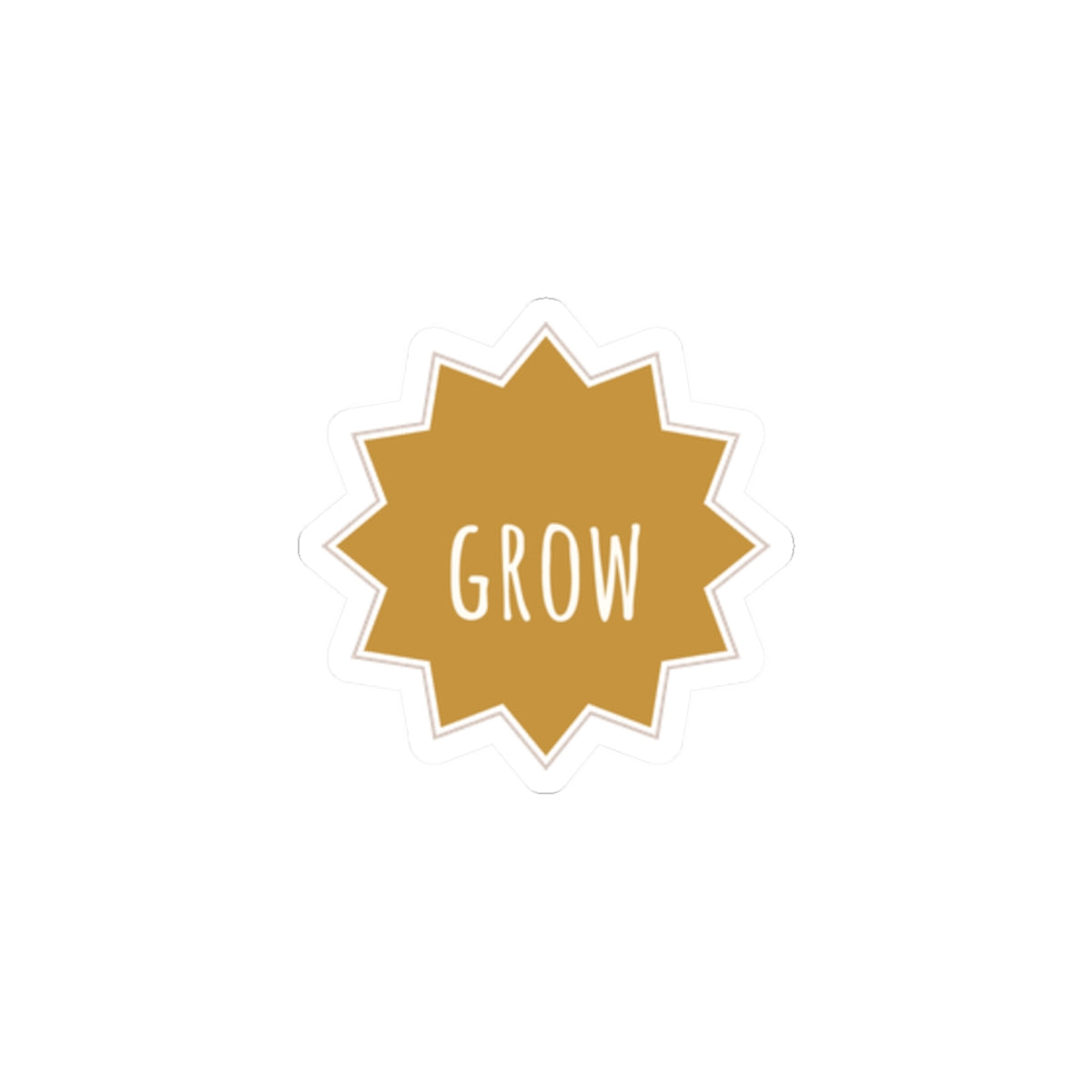 Grow Star Kiss-Cut Sticker
