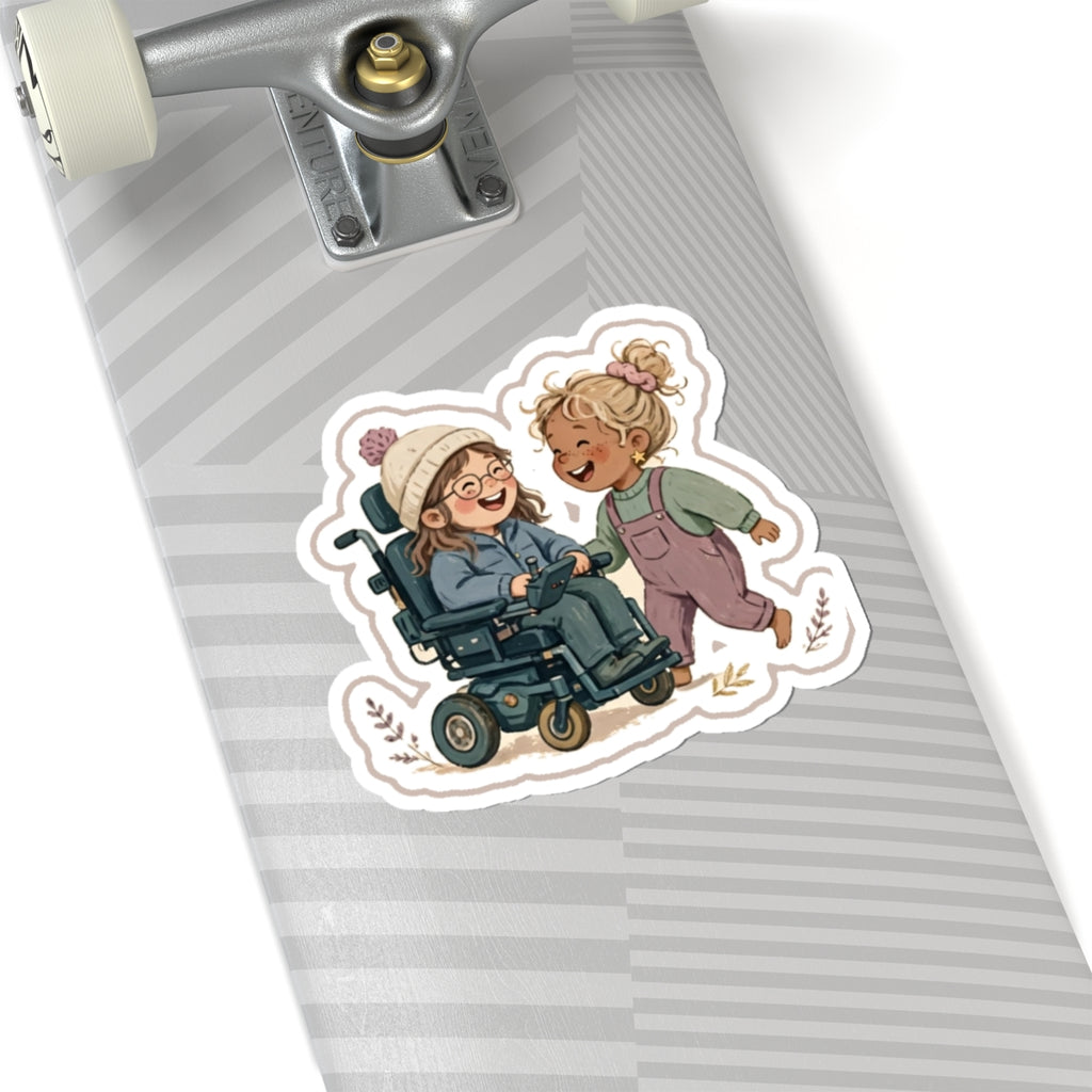 Power Chair Kiss-Cut Sticker