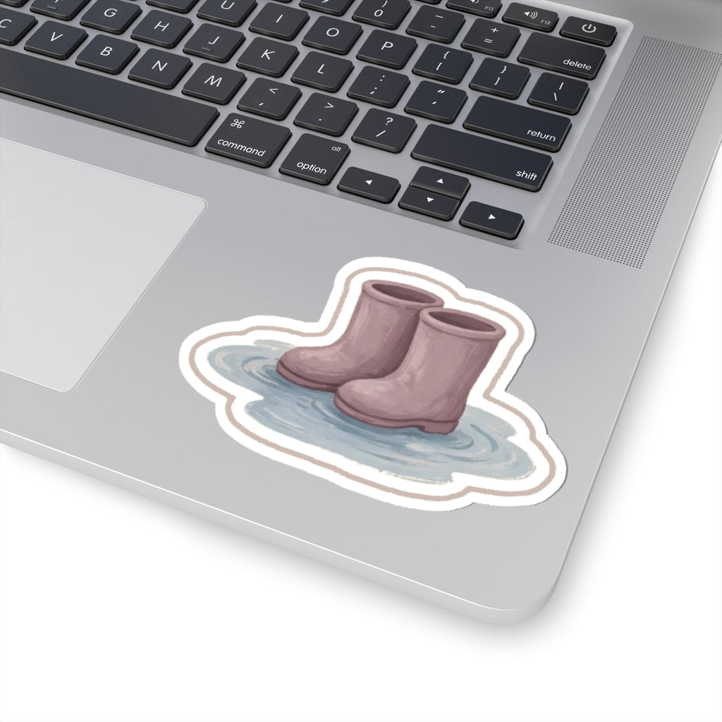 Rain Boots Kiss-Cut Sticker