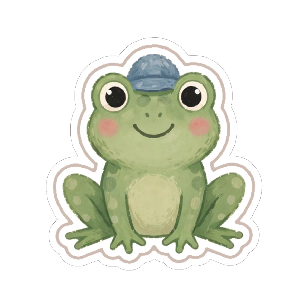 Frog Kiss-Cut Sticker