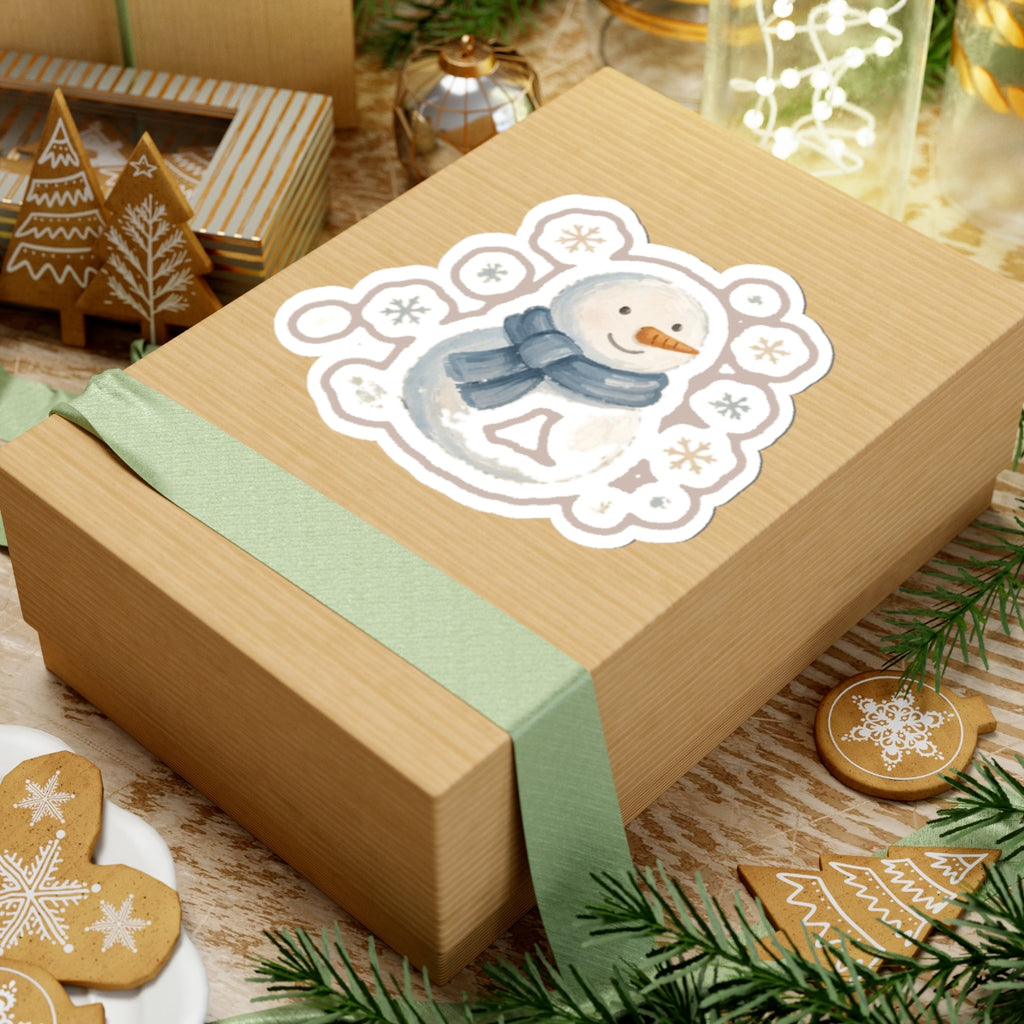 Snowman Kiss-Cut Sticker