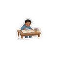 Cane Reading Kiss-Cut Sticker