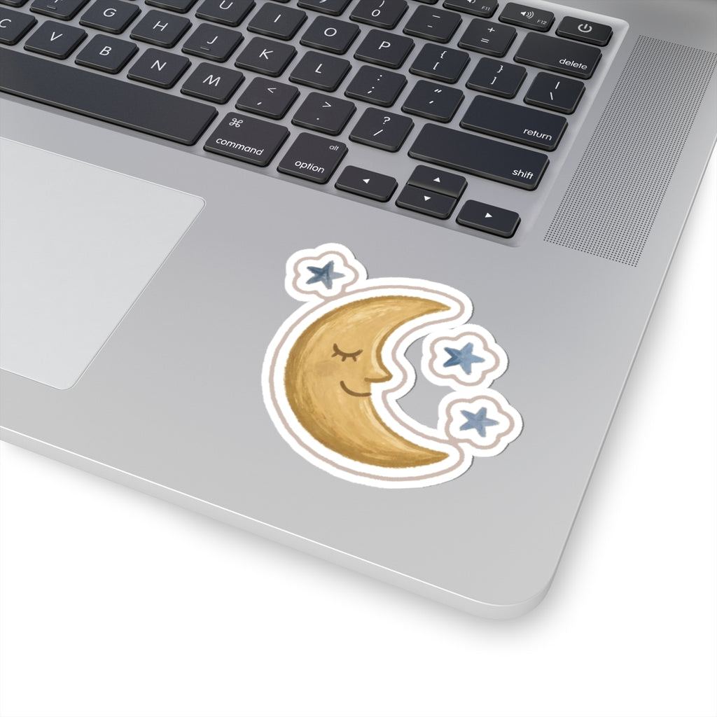 Moon Stars Kiss-Cut Sticker