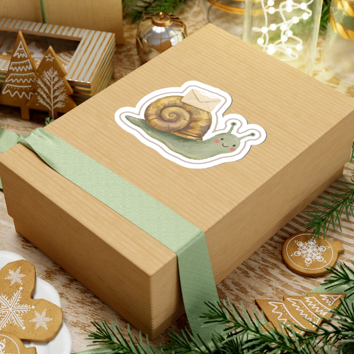 Snail Kiss-Cut Sticker