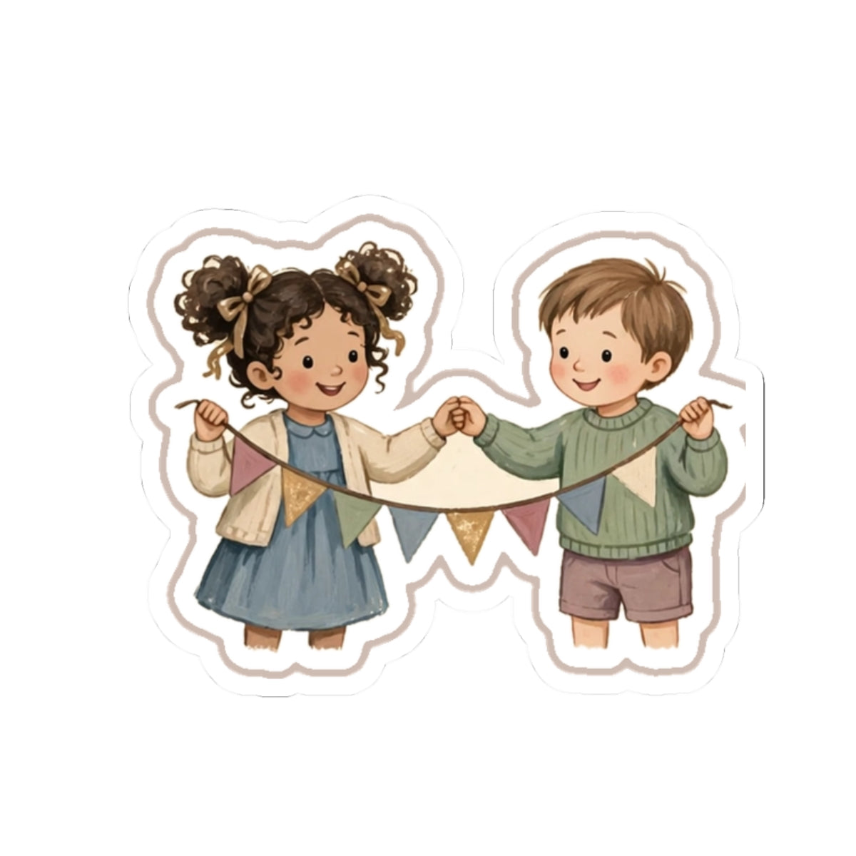 Welcome Banner Kiss-Cut Sticker