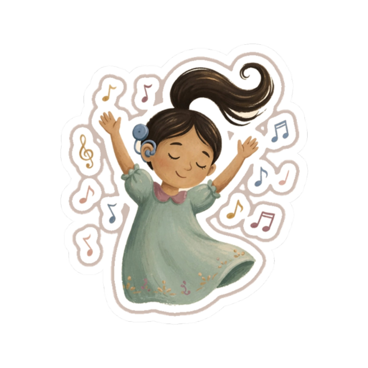 CI Dance Kiss-Cut Sticker