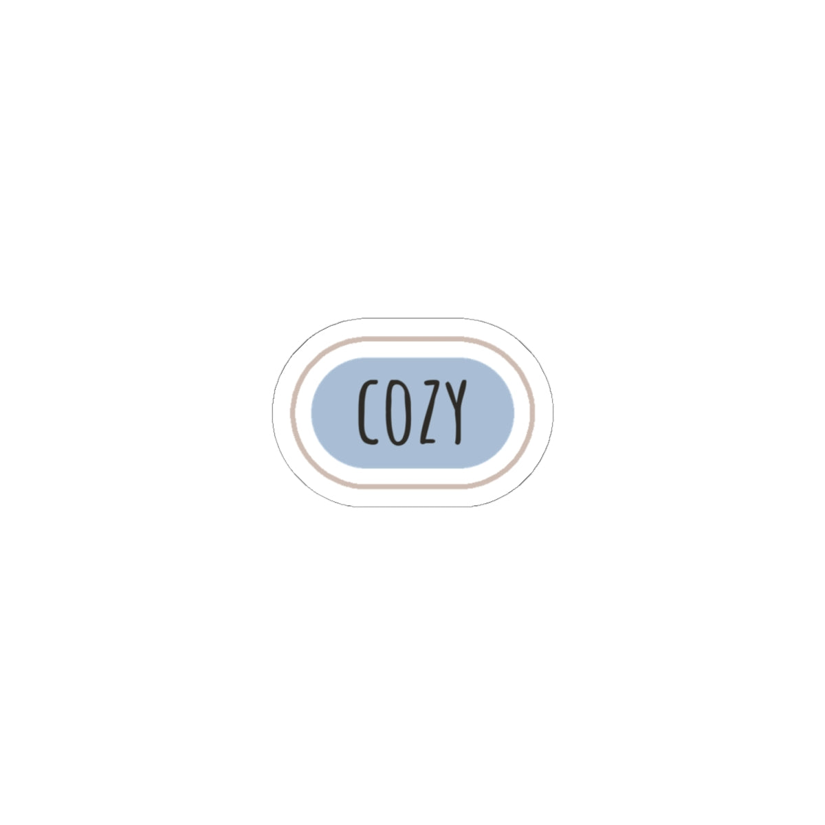 Cozy Capsule Kiss-Cut Sticker