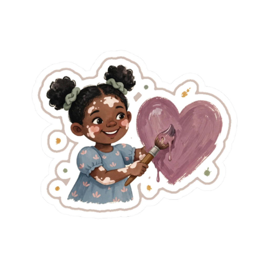 Vitiligo Paint Kiss-Cut Sticker