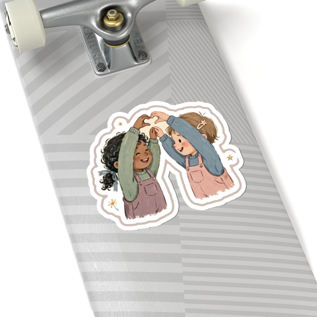 Heart Hands Kiss-Cut Sticker