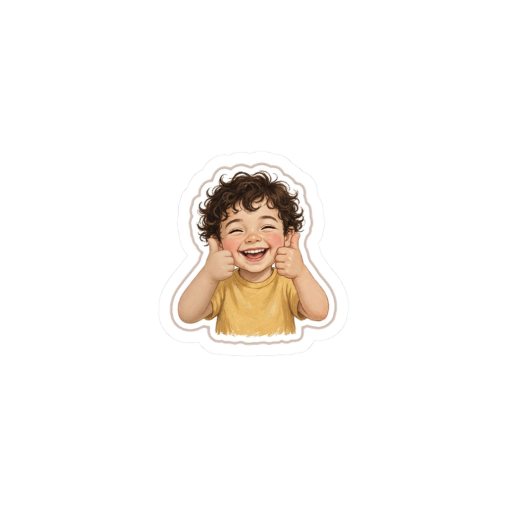 Thumbs Up Kiss-Cut Sticker