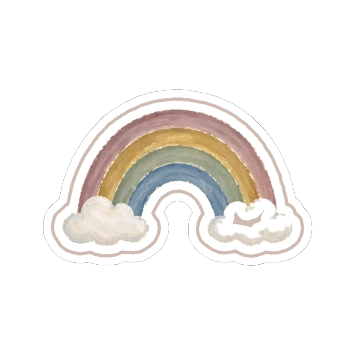 Weather Rainbow Kiss-Cut Sticker