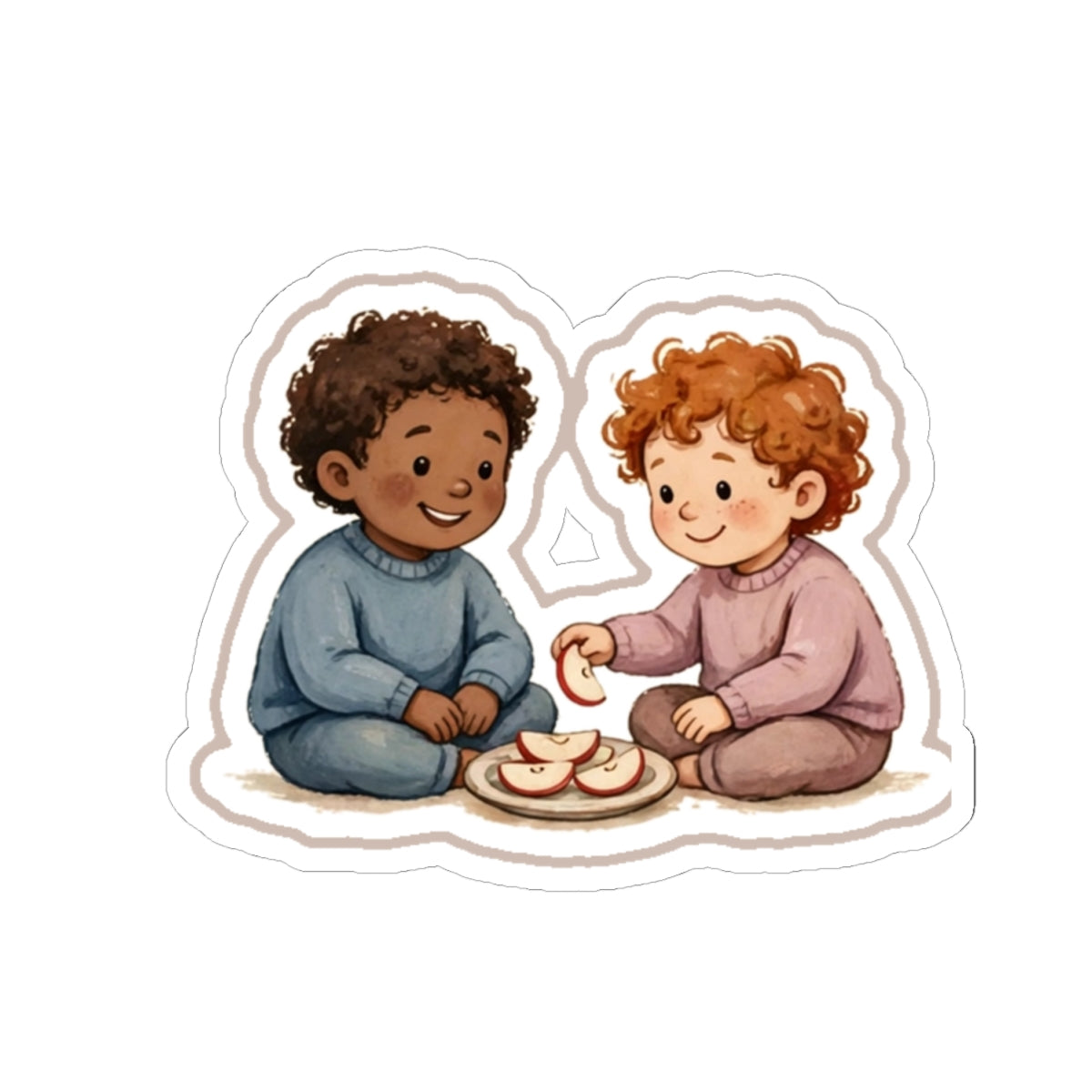 Share Snack Kiss-Cut Sticker