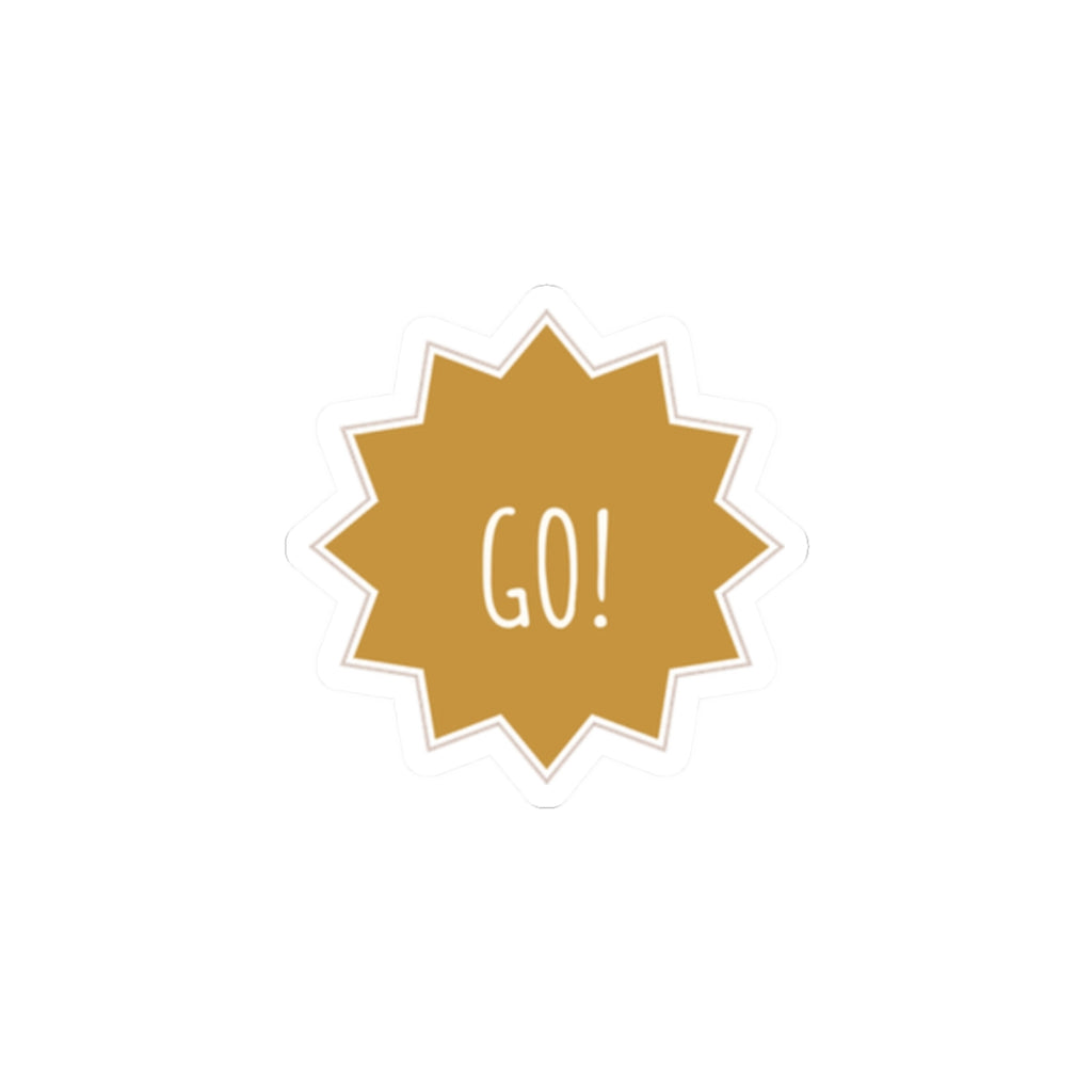 Go Star Kiss-Cut Sticker