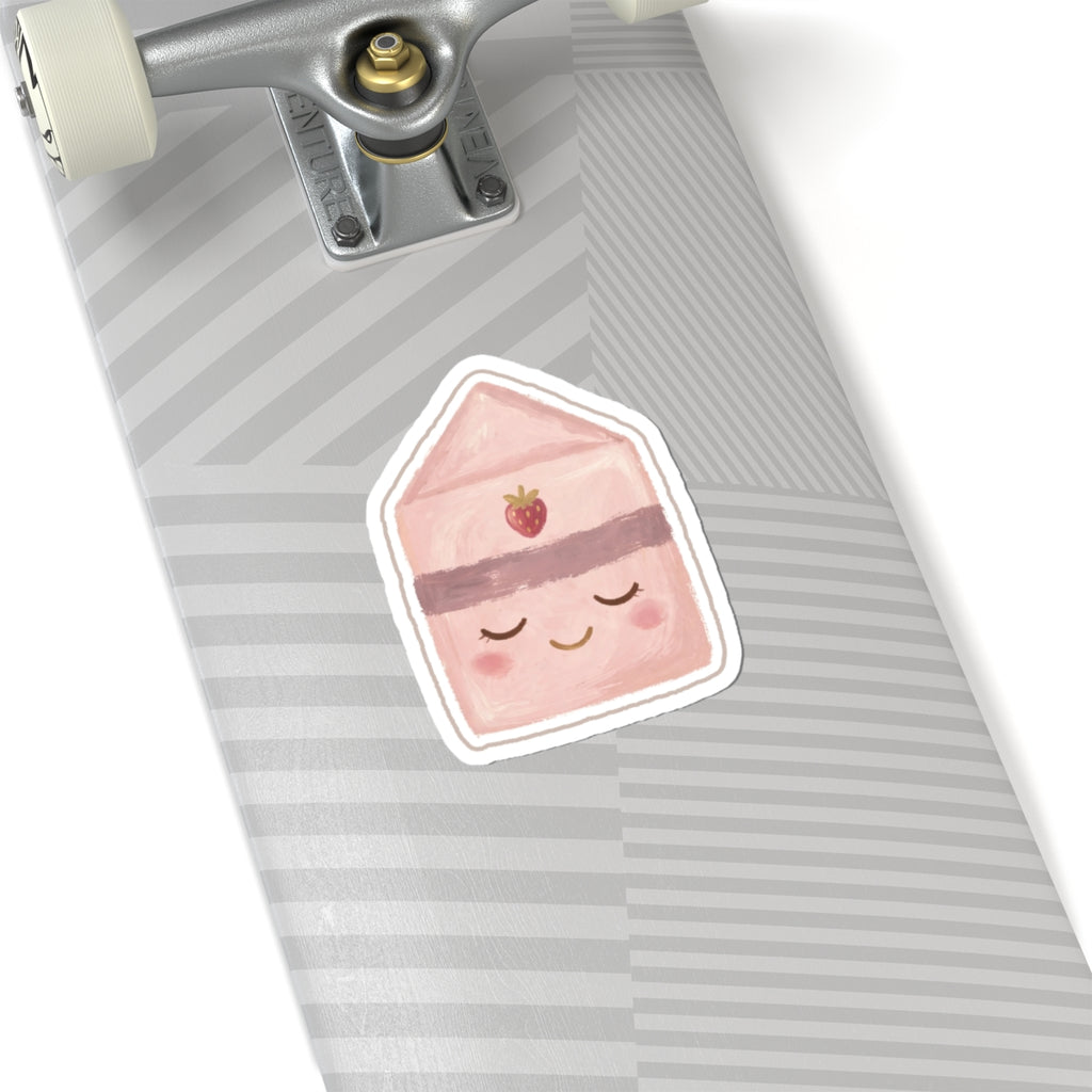 Strawberry Milk Kiss-Cut Sticker