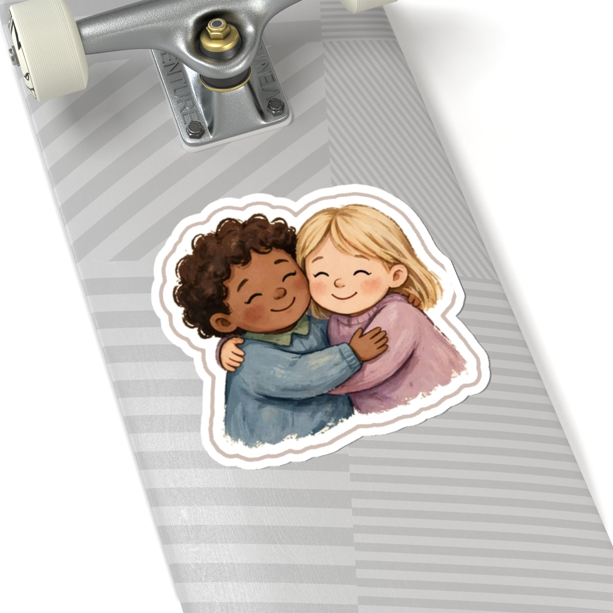 Hug Kiss-Cut Sticker