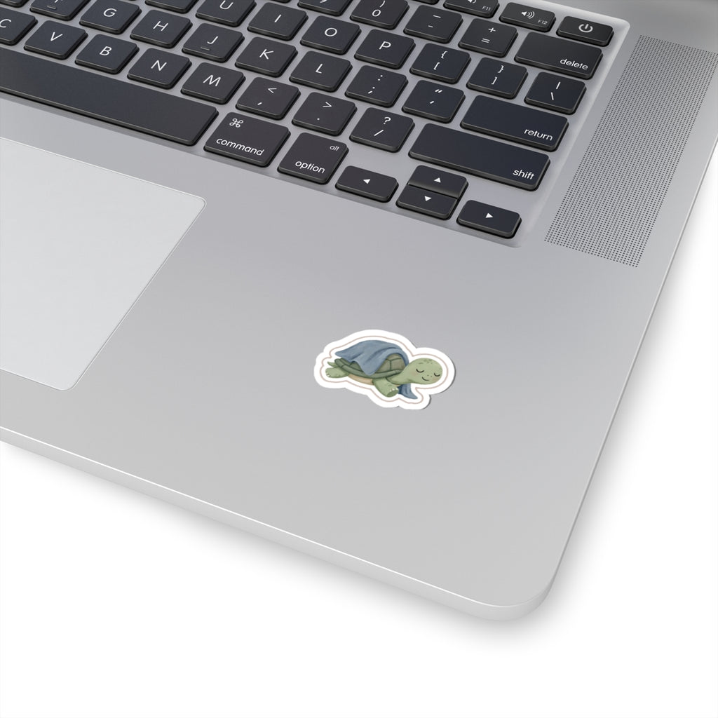 Turtle Blanket Kiss-Cut Sticker