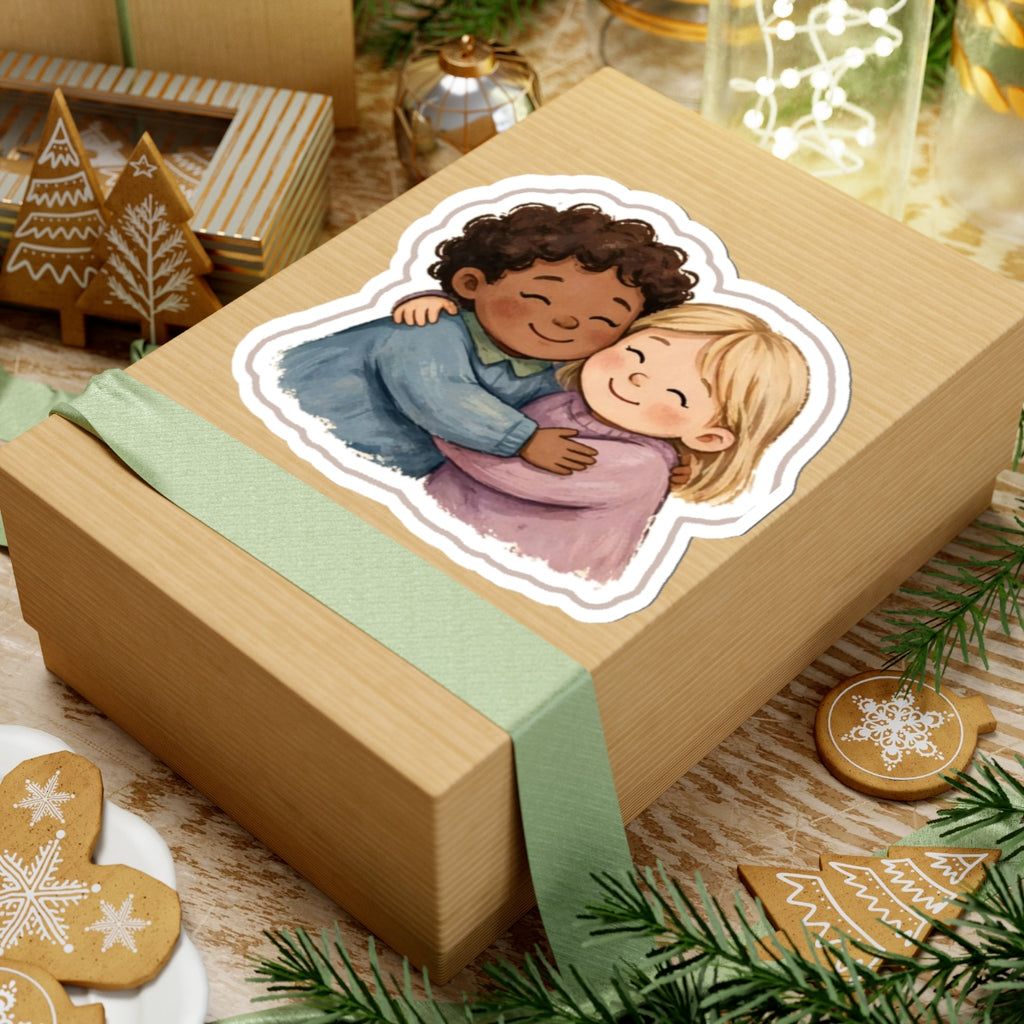 Hug Kiss-Cut Sticker