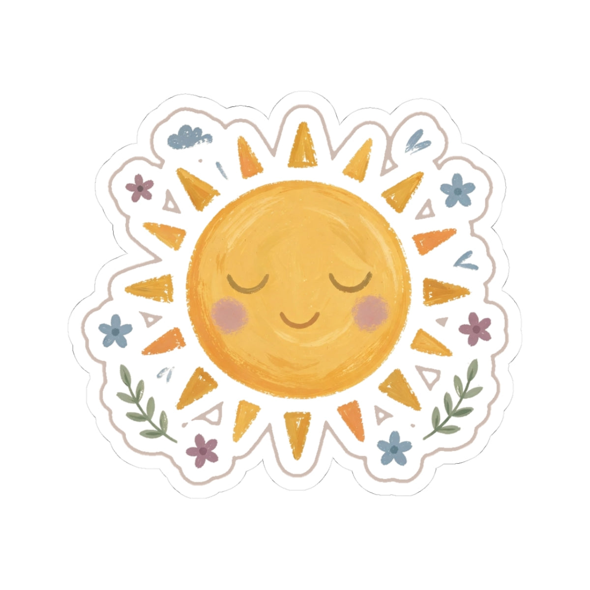 Sunny Kiss-Cut Sticker